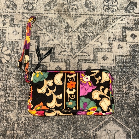 Vera Bradley Multicolor Floral Wristlet - Picture 1 of 5